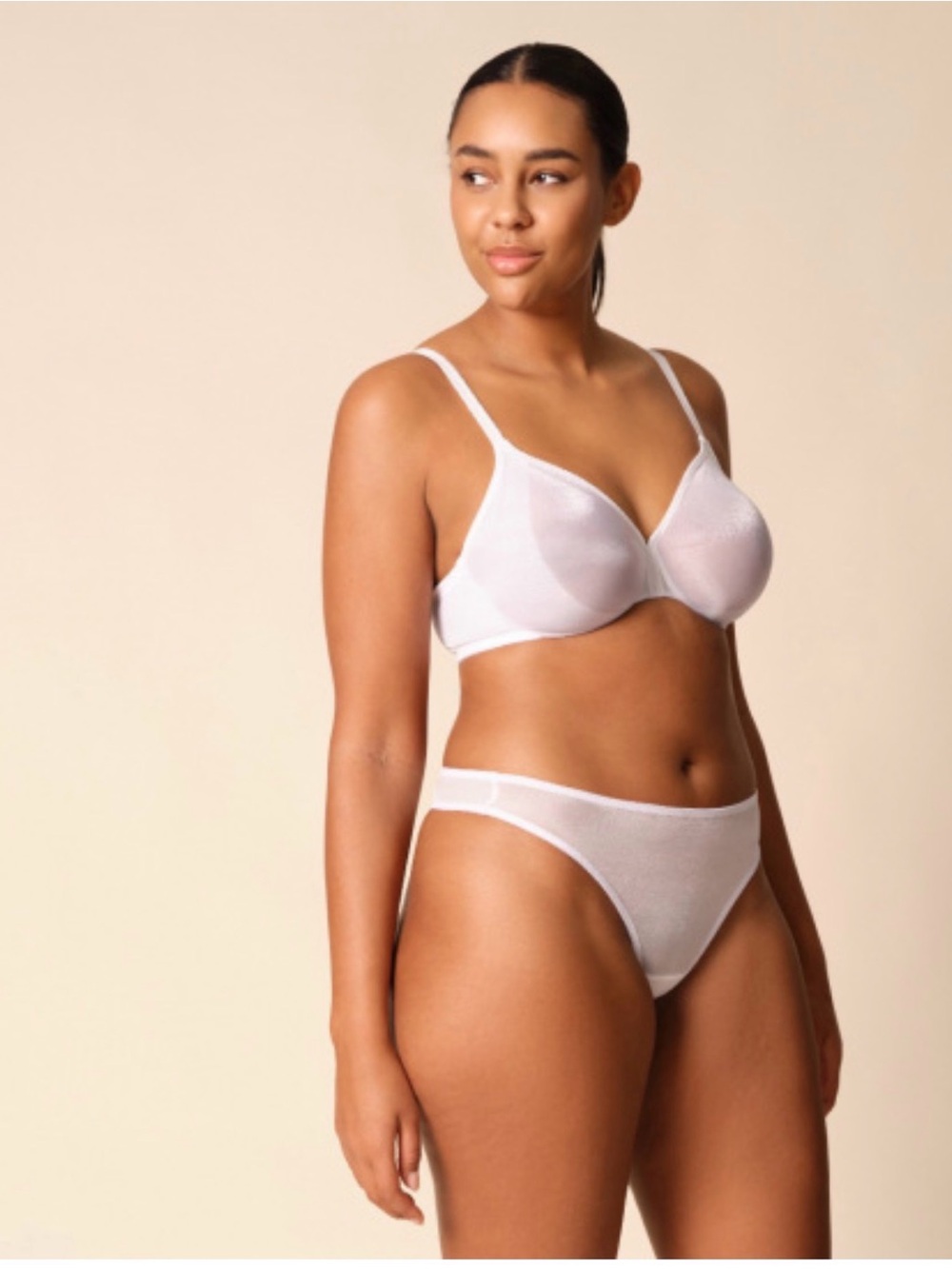 Gossard Glossies Sheer Moulded Bra white 38D